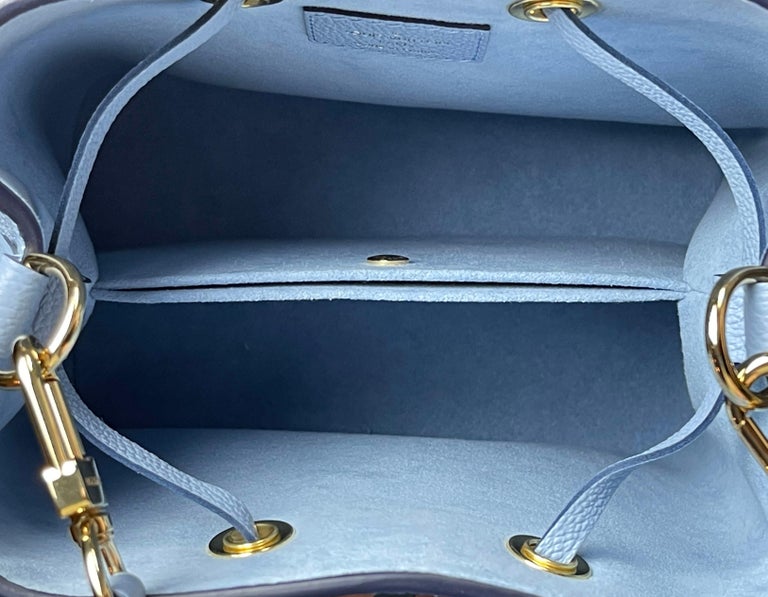 Louis Vuitton NEW Summer Blue Monogram Giant By The Pool Neonoe BB  Crossbody Bag
