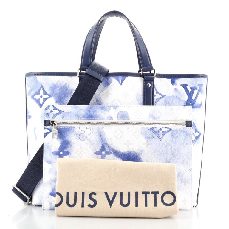 Louis Vuitton Blue/White Monogram Watercolor Weekend Tote GM Louis Vuitton