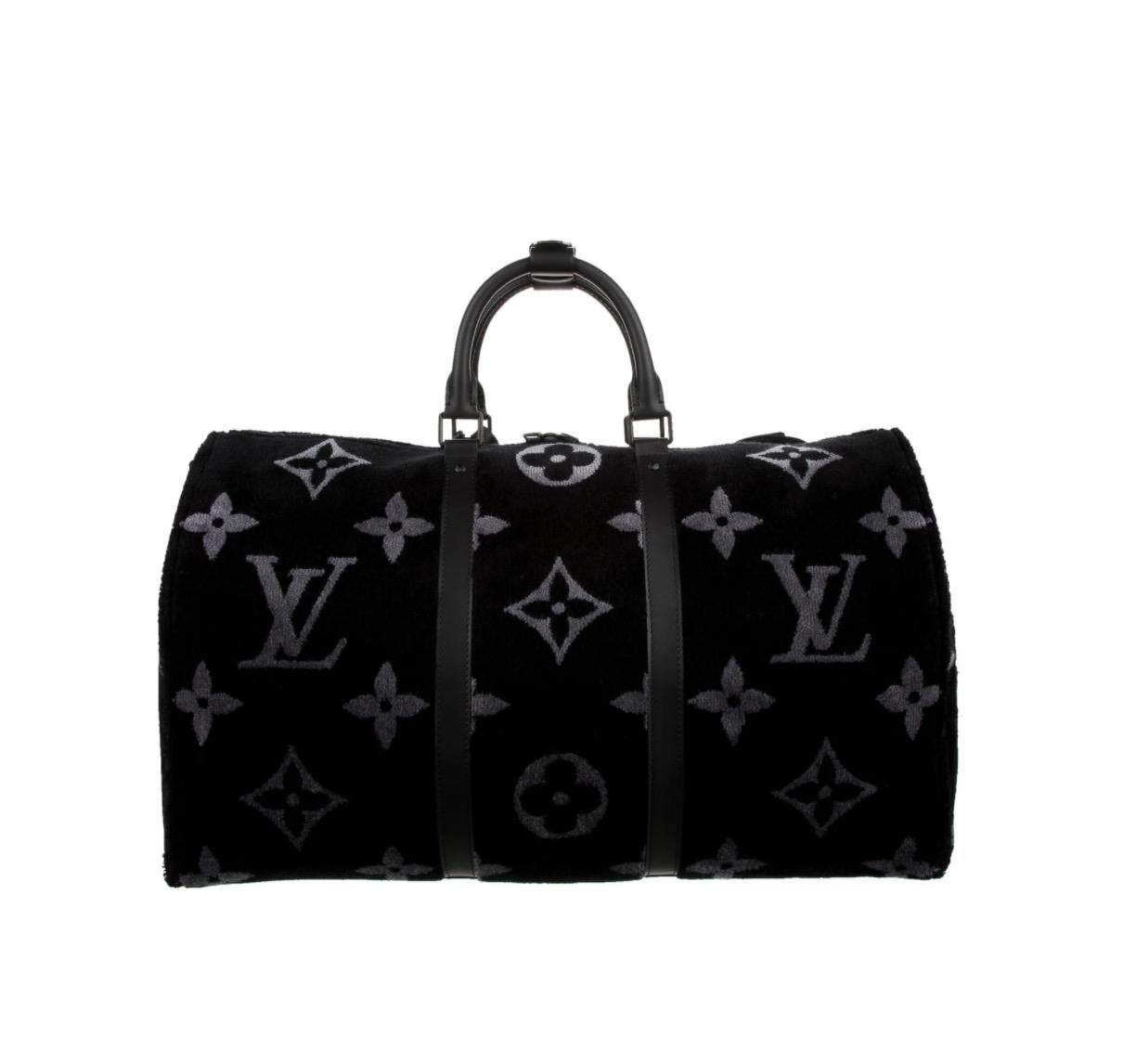 Louis vuitton black weekend bag online