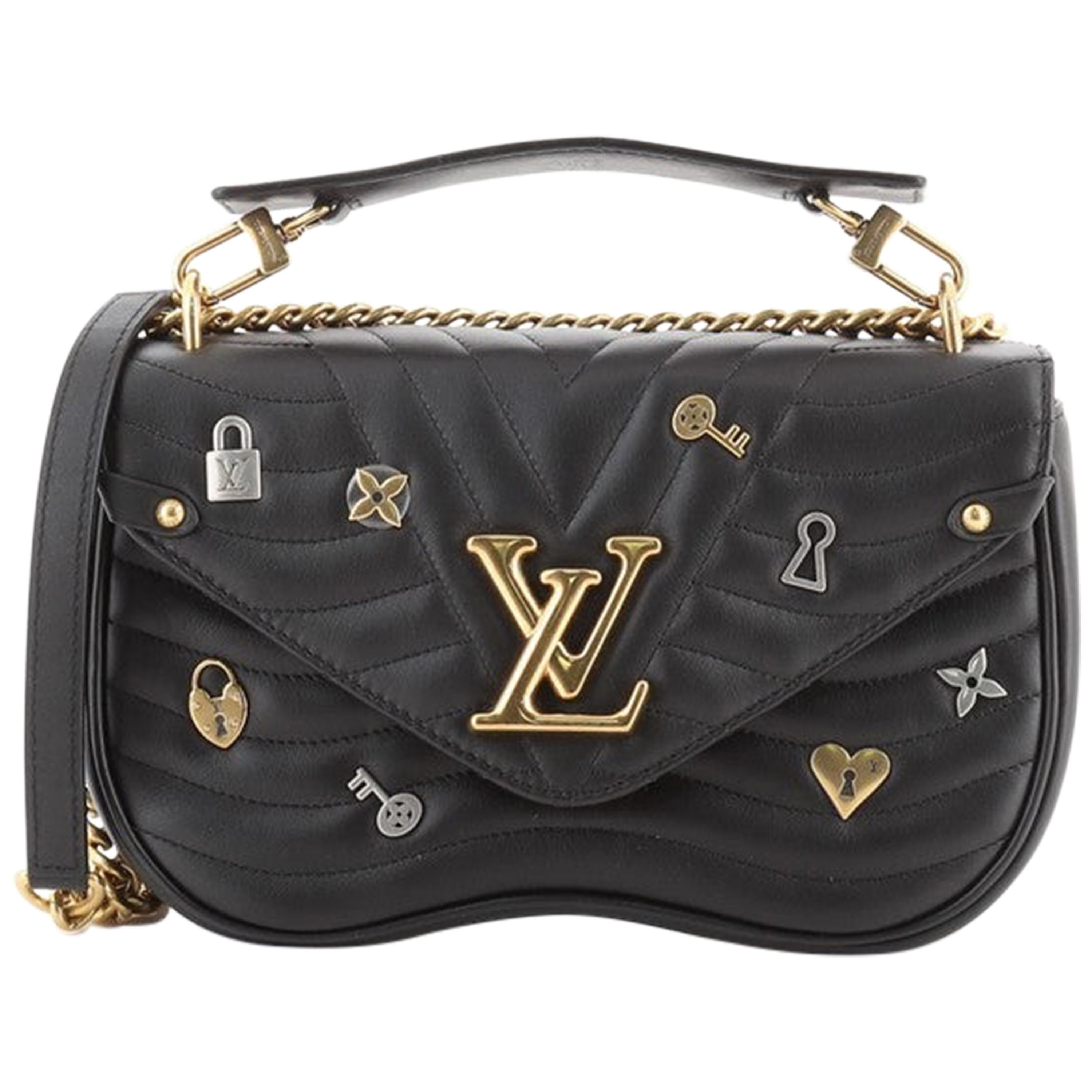 Louis Vuitton New Wave Chain Bag Limited Edition Love Lock Quilted Leathe