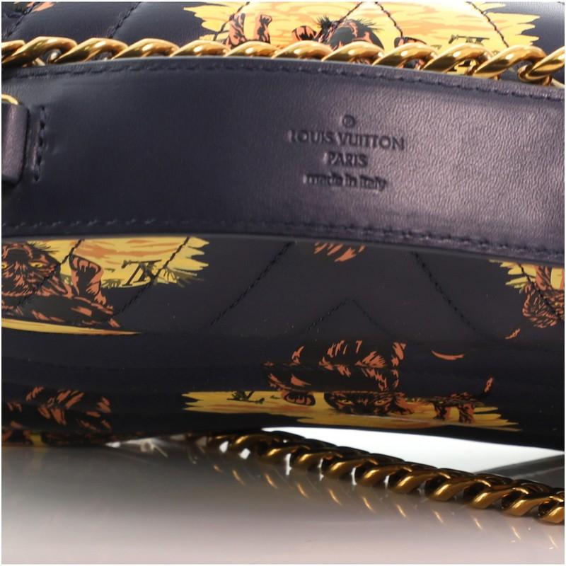 Louis Vuitton New Wave Chain Bag Limited Edition Gedrucktes gestepptes Leder 5