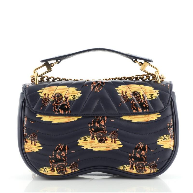 Louis Vuitton New Wave Chain Bag Limited Edition Gedrucktes gestepptes Leder im Zustand „Gut“ in NY, NY