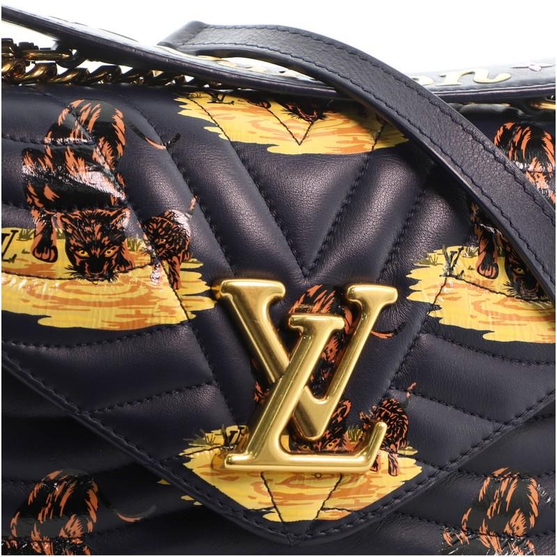 Louis Vuitton New Wave Chain Bag Limited Edition Gedrucktes gestepptes Leder 4