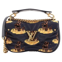 Louis Vuitton New Wave Chain Bag Quilted Leather PM For Sale at 1stDibs