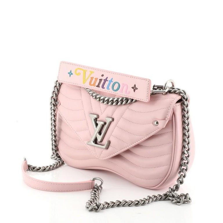 Louis Vuitton New Wave Chain Bag Quilted Leather MM at 1stDibs