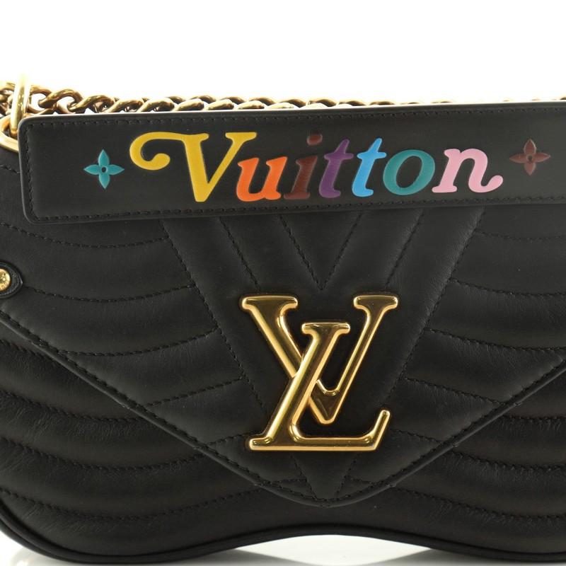 Louis Vuitton New Wave Chain Bag Quilted Leather MM 1