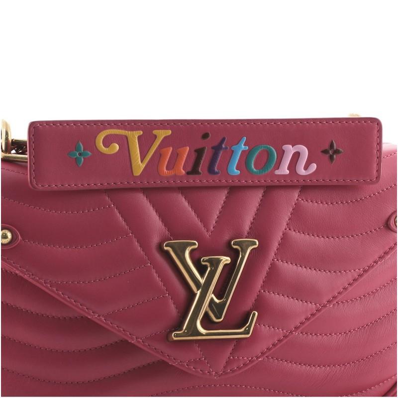 Louis Vuitton New Wave Chain Bag Quilted Leather MM 1