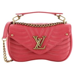 Louis Vuitton New Wave Chain Tasche Gestepptes Leder MM