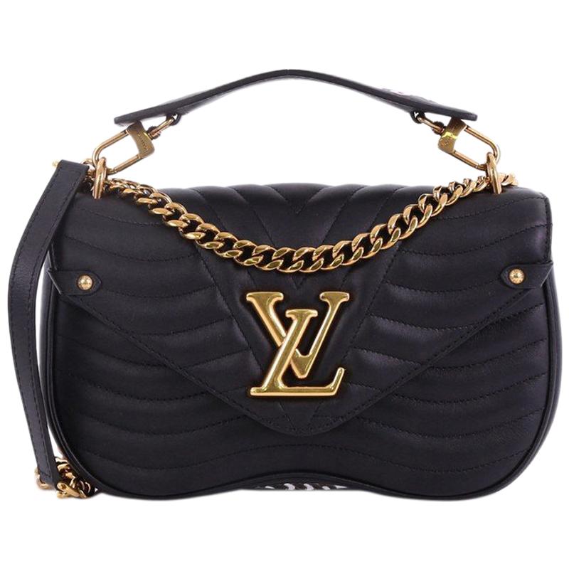 Louis Vuitton New Wave Chain Bag Quilted Leather MM