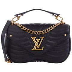 Louis Vuitton New Wave Chain Bag Quilted Leather MM