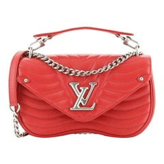 Louis Vuitton New Wave Chain Bag Quilted Leather MM 