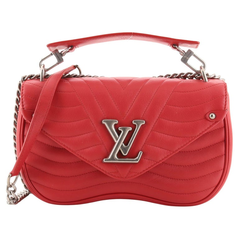 Louis Vuitton, Bags, Authentic Louis Vuitton New Wave Scarlet Red Tote
