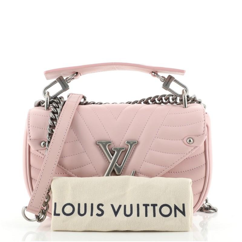 Louis Vuitton Calfskin New Wave Chain mm Smoothie Pink