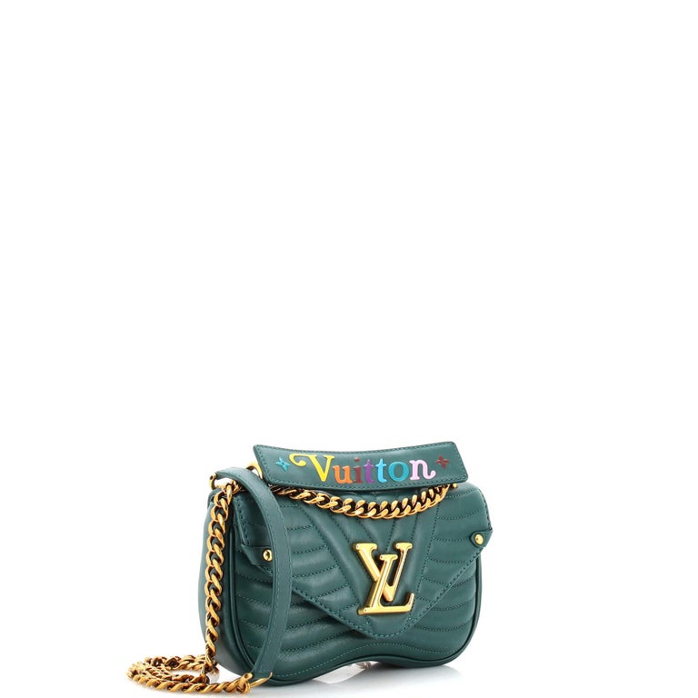 Louis Vuitton New Wave Chain Bag Quilted Leather PM For Sale at 1stDibs