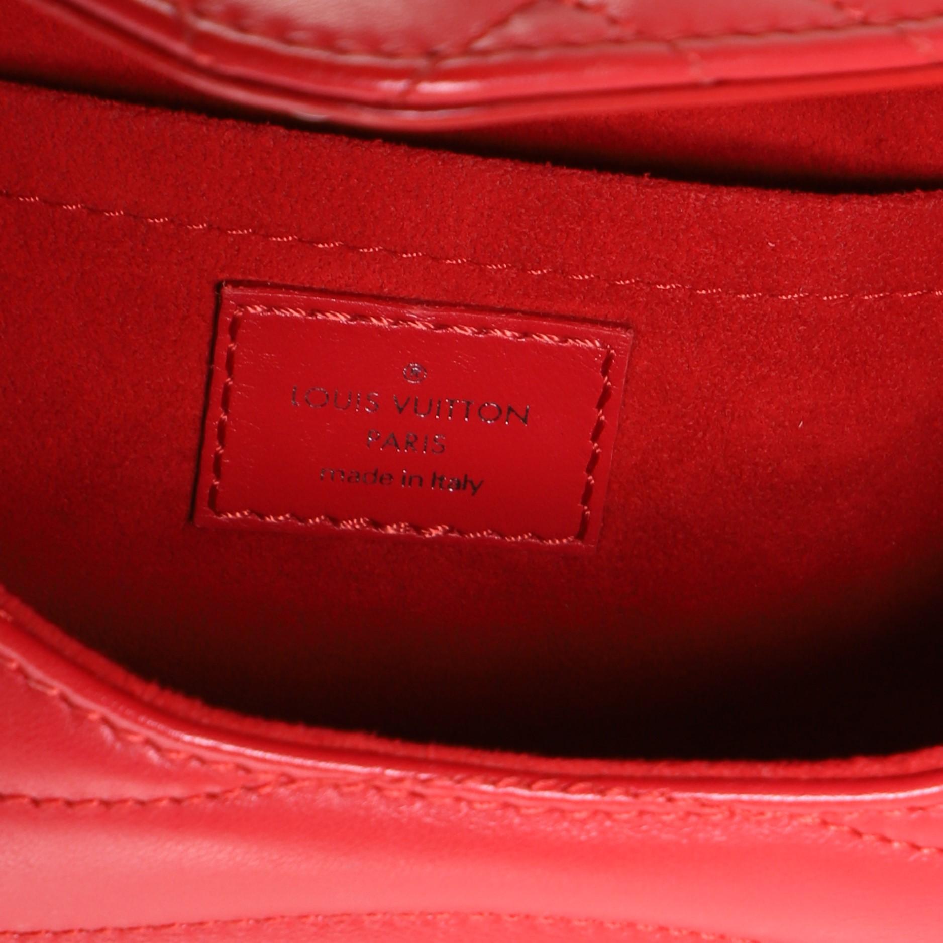 Louis Vuitton New Wave Chain Bag Quilted Leather PM In Good Condition In NY, NY