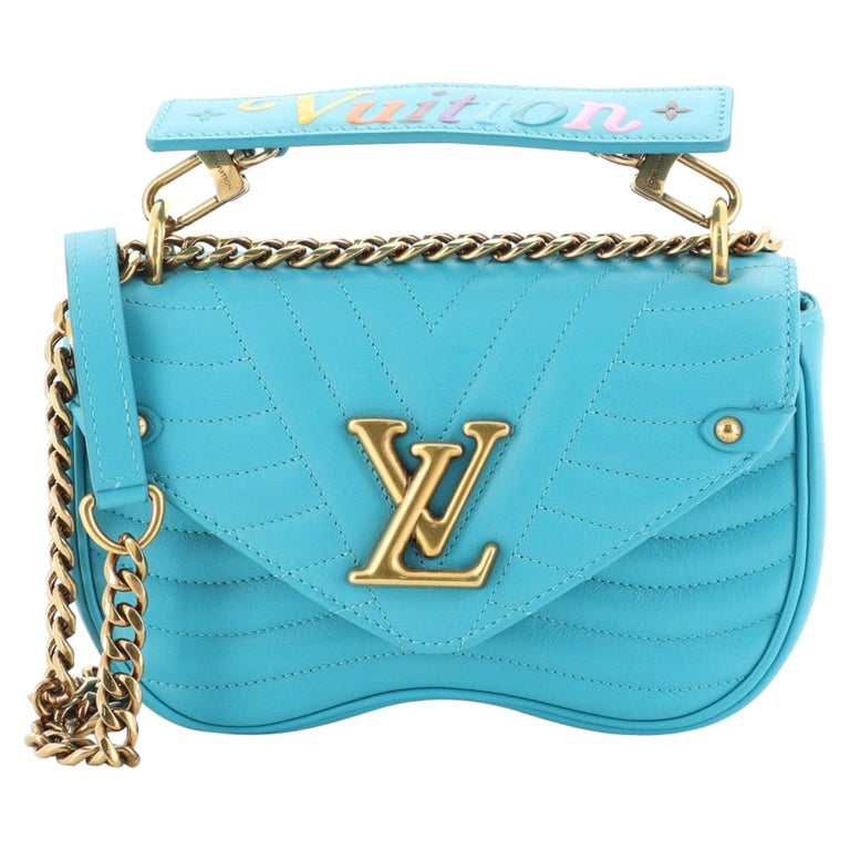 Louis Vuitton New Wave Chain Bag Quilted Leather PM at 1stdibs