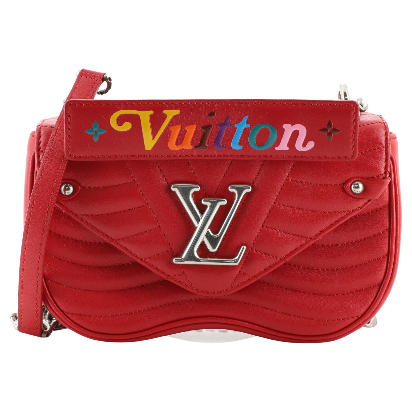 Louis+Vuitton+New+Wave+Chain+Crossbody+PM+Black+Leather for sale