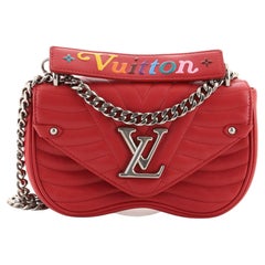 Louis Vuitton - Authenticated New Wave Handbag - Leather Pink Plain for Women, Very Good Condition