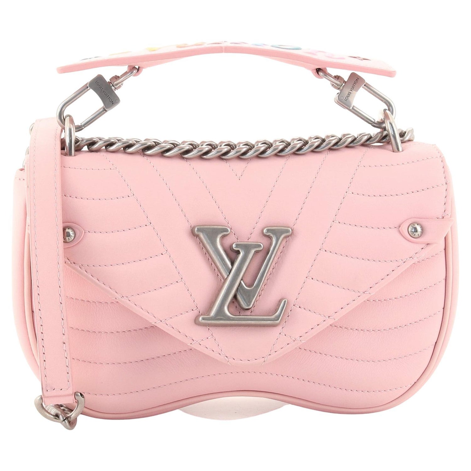 Louis Vuitton New Wave Heart Crossbody Bag Limited Edition Love Lock Quil  at 1stDibs