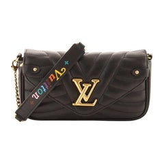 Louis Vuitton New Wave Chain Pochette Quilted Leather