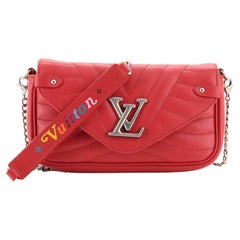 New wave leather crossbody bag Louis Vuitton Red in Leather - 31331606