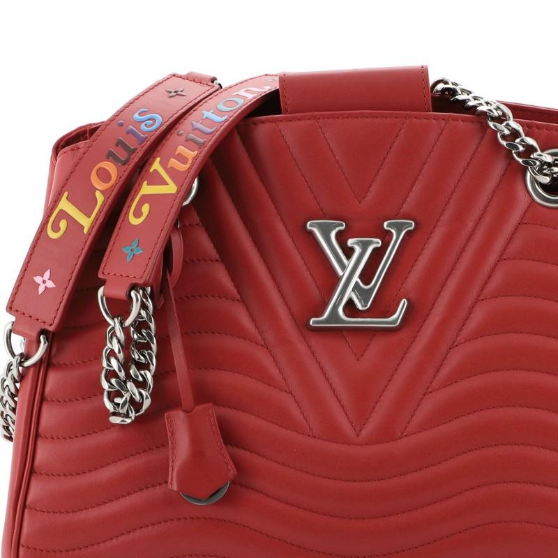 Louis Vuitton New Wave Chain Tote Quilted Leather  2