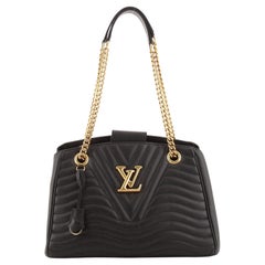 Louis Vuitton New Wave Chain Bag mm Black Cowhide