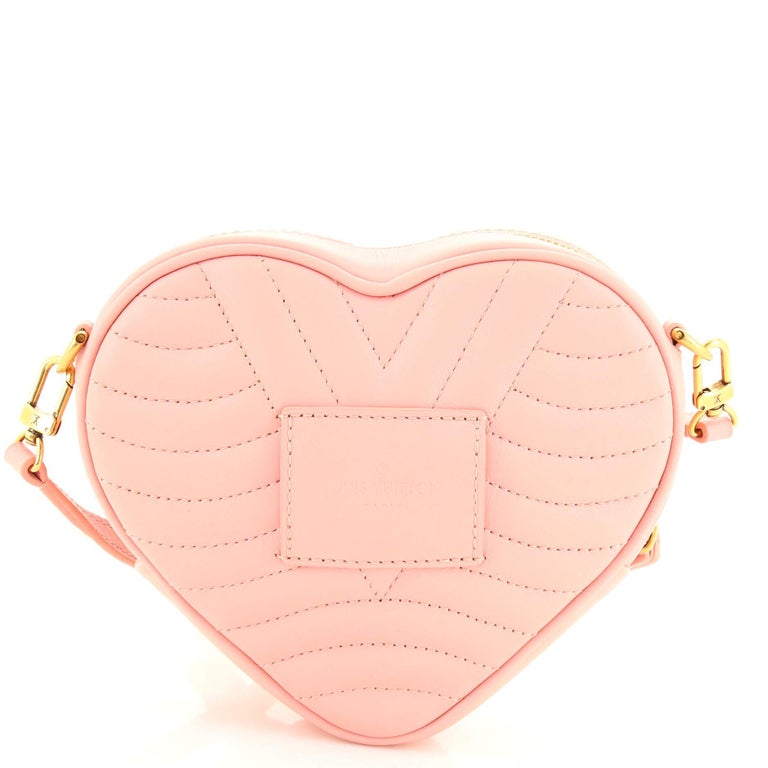 Louis Vuitton New Wave Heart Crossbody Bag Limited Edition Love Lock  Quilted Leather Red 8297619