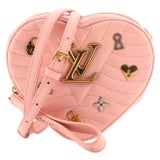 Louis Vuitton - Embellished New Wave Love Lock Heart Crossbody bag