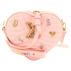 Louis Vuitton Pink New Wave Heart Crossbody Bag