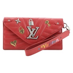 Louis Vuitton New Wave Long Wallet Embellished Quilted Leather