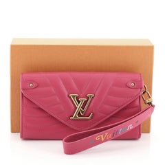 Louis Vuitton New Wave Long Wallet Quilted Leather