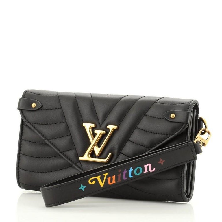Louis Vuitton Fuchsia Leather New Wave Long Wallet at 1stDibs
