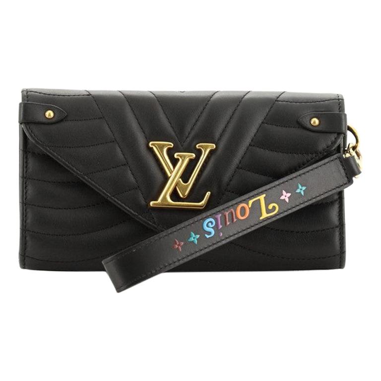 Louis Vuitton New Wave Long Wallet Quilted Leather