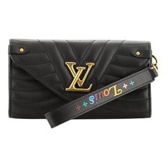 Louis Vuitton New Wave Long Wallet Quilted Leather at 1stDibs