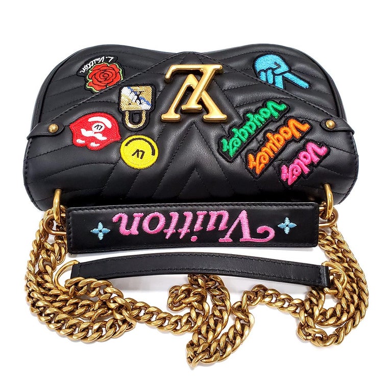 Louis Vuitton New Wave MM Black Hand Bag at 1stDibs