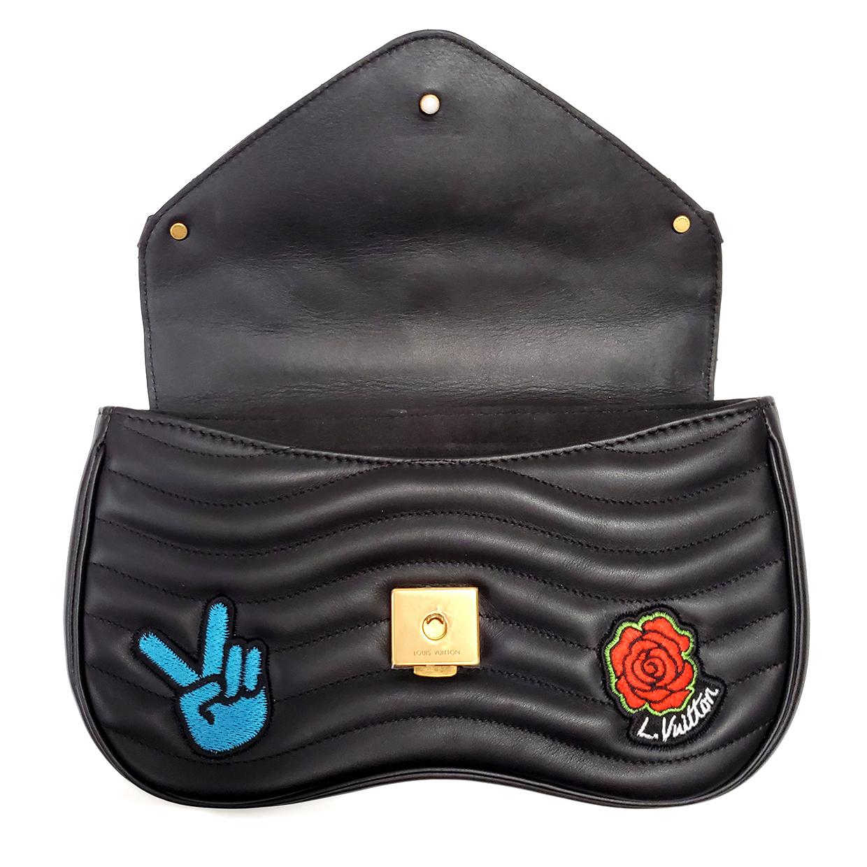 Louis Vuitton New Wave MM Black Hand Bag 3