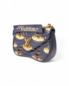 Louis Vuitton New Wave MM Leopard Print Blu