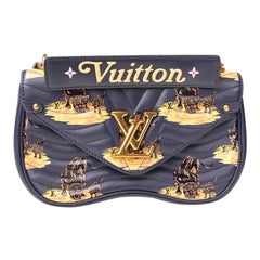 Louis Vuitton New Wave MM Leopard Print Blu