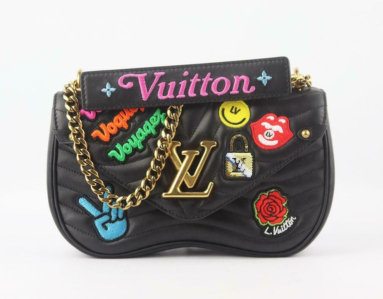 Louis Vuitton New Wave MM Black Hand Bag at 1stDibs