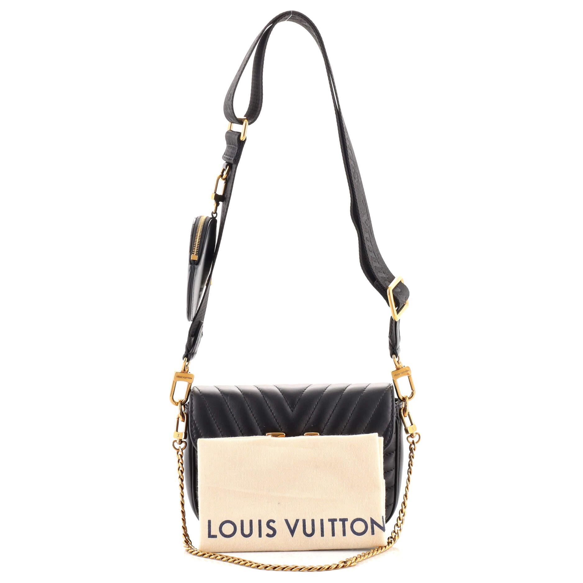 Louis+Vuitton+New+Wave+Multi-Pochette+Crossbody+Khaki+Leather for sale  online