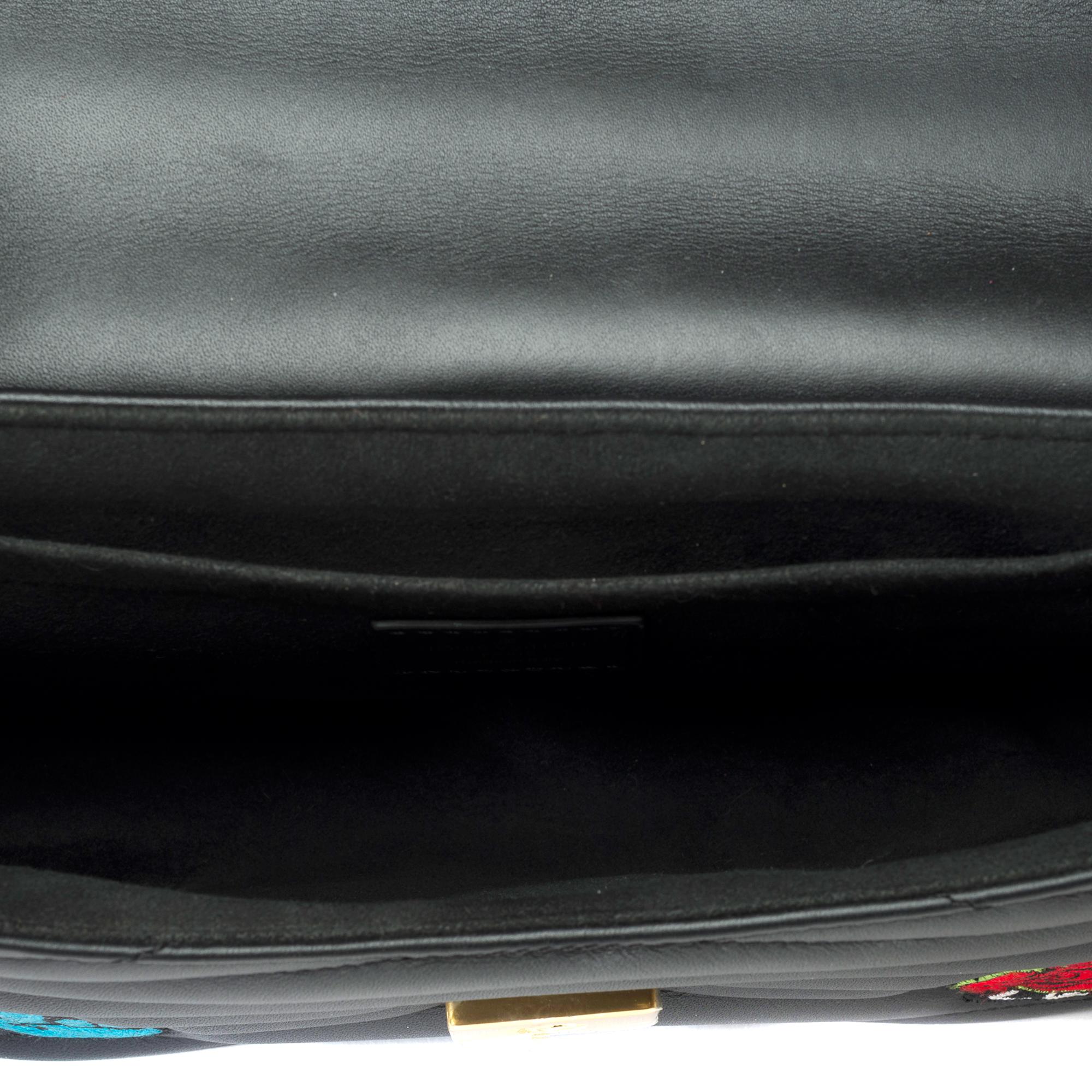 New Louis Vuitton New Wave MM shoulder bag in Black quilted calf leather, GHW For Sale 5