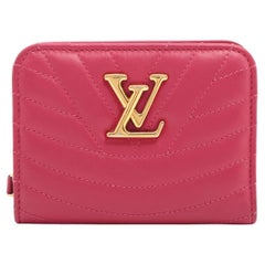 Louis Vuitton New Wave Zipped Compact Wallet Fuchsia