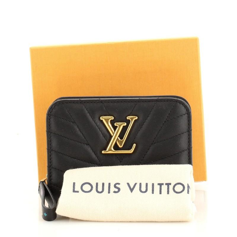 Louis Vuitton New Wave Zipped Compact Wallet Quilted Leather at 1stDibs