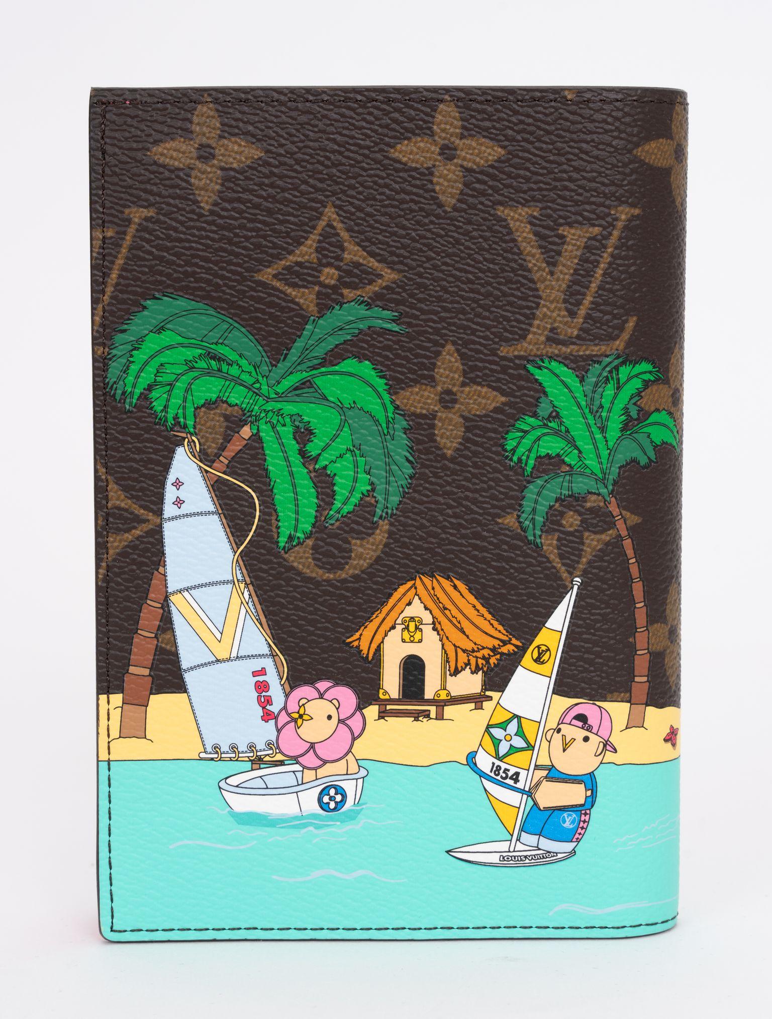 Louis Vuitton New Xmas 23 Passport Cover In New Condition For Sale In West Hollywood, CA