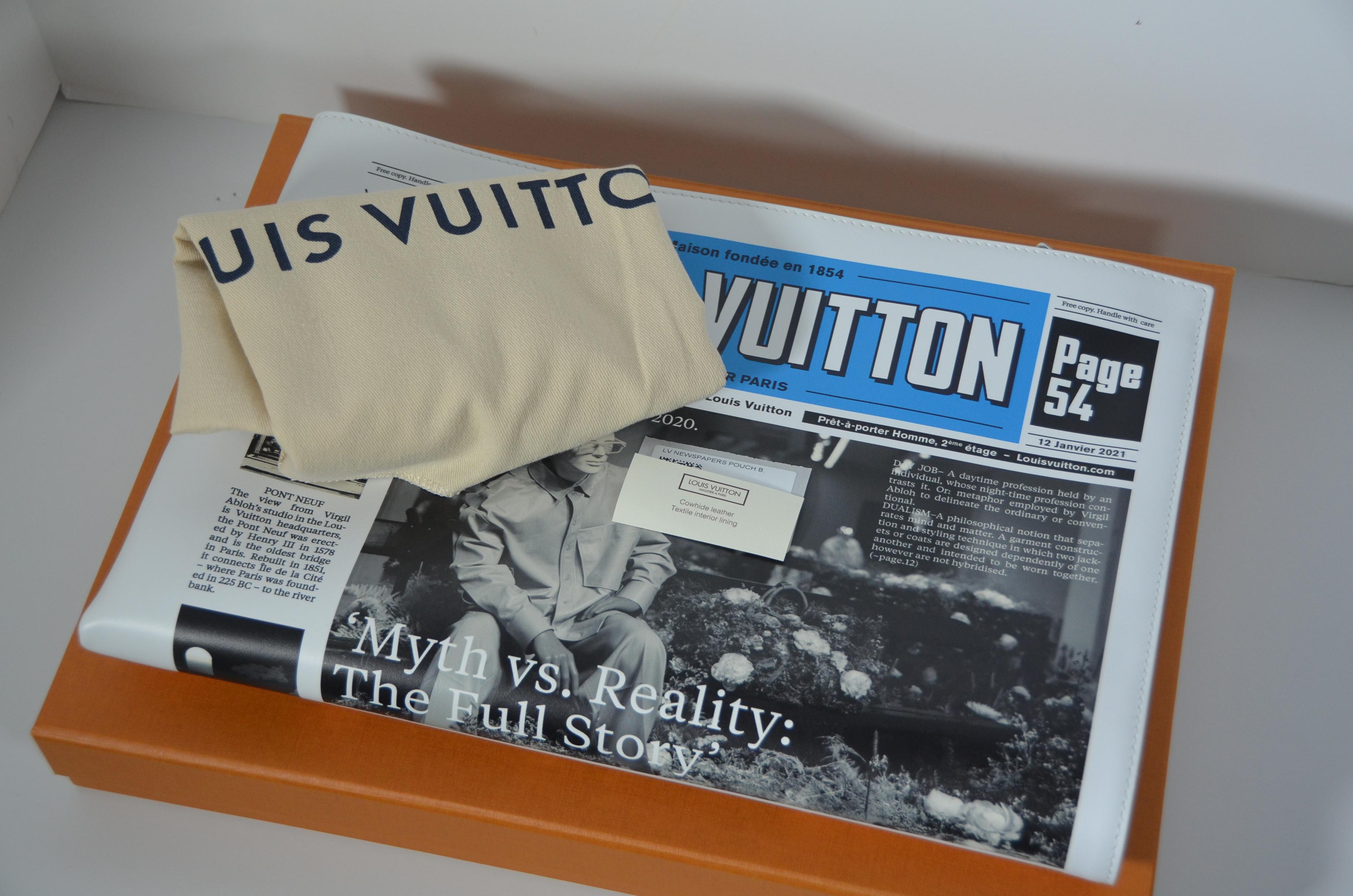 Women's or Men's Louis Vuitton Newspaper Pouch  NEW WITH TAGS