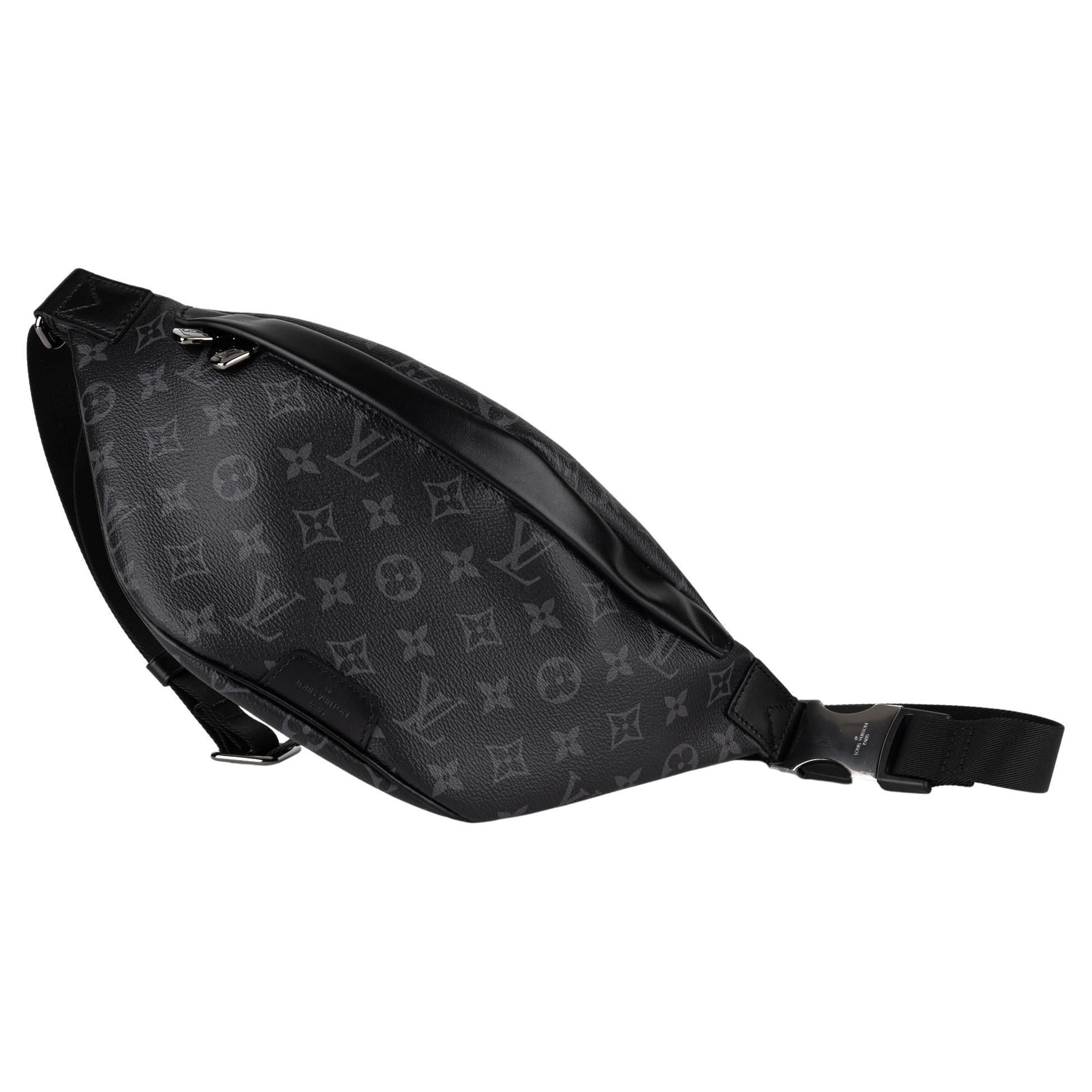 Louis Vuitton NIB Gents Black Monogram Bumbag For Sale