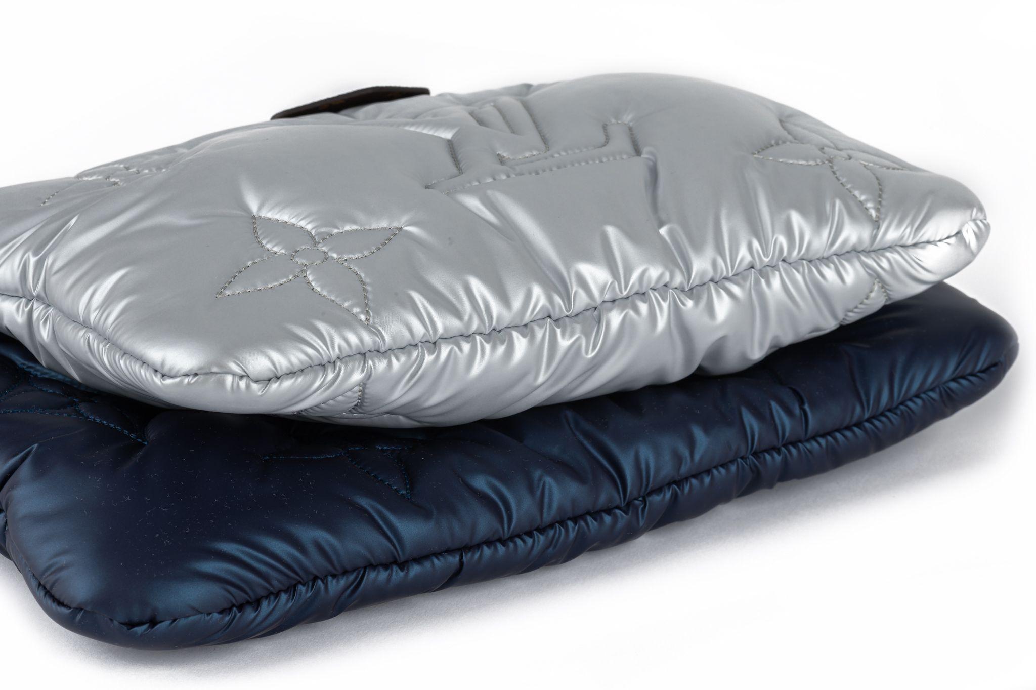 Gray Louis Vuitton NIB Maxi Multi Pochette Pillow For Sale