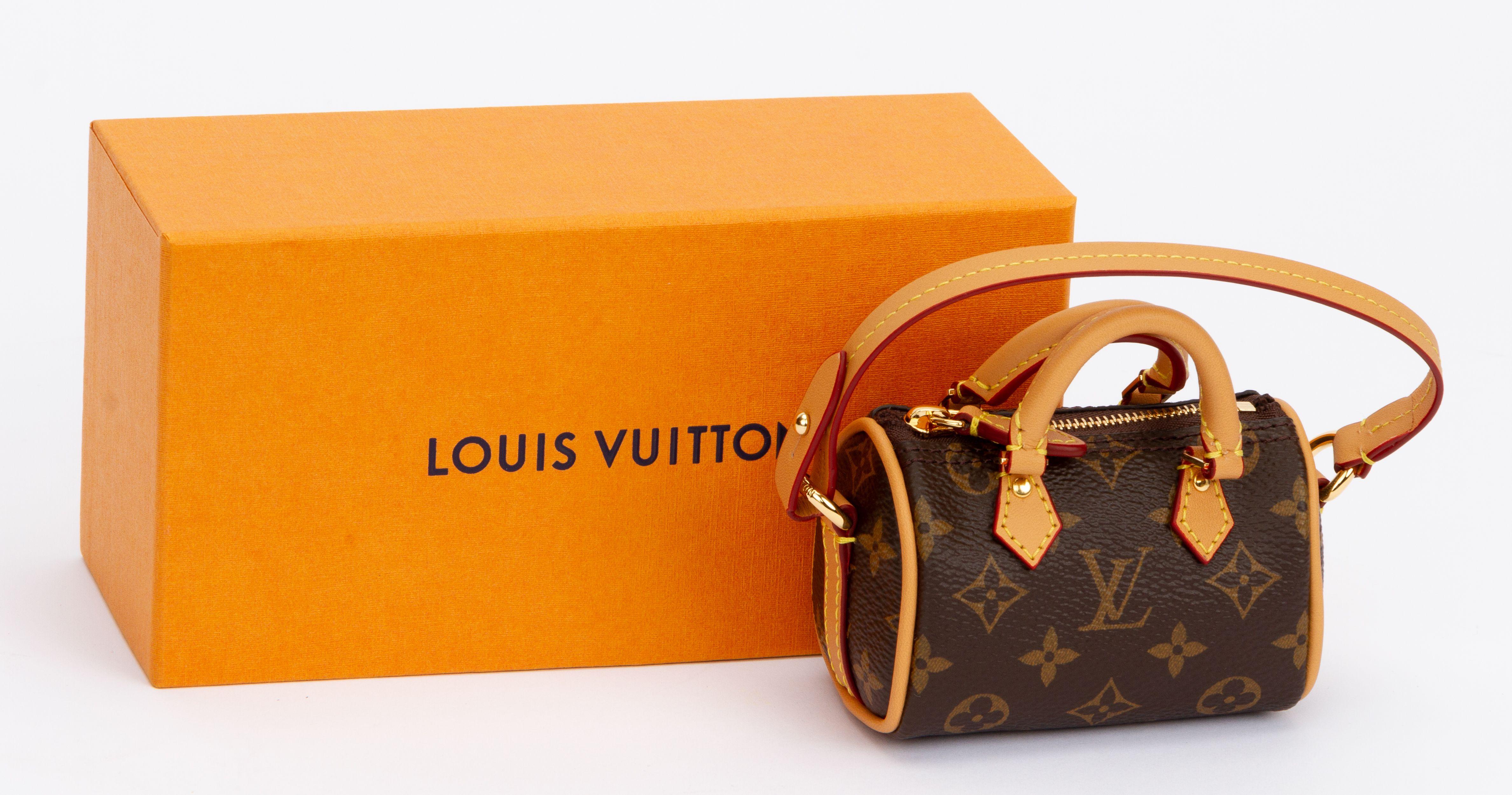 Black Louis Vuitton NIB Miniature Keepall Bag For Sale