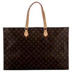 Vuitton NIB Grey Denim Neverfull MM - Vintage Lux